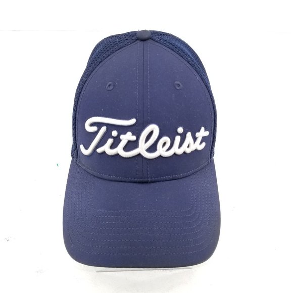 Titleist Footjoy FJ Pro V1 Blue Embroidered Golf Hat Cap Size L/XL - Picture 1 of 6